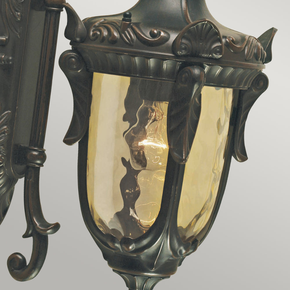 Elstead Philadelphia Medium Down Wall Lantern in Old Bronze