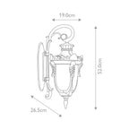 Elstead Philadelphia Medium Down Wall Lantern in Old Bronze