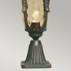 Elstead Philadelphia Medium Outdoor Pedestal Lantern in Old Bronze