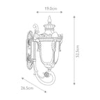 Elstead Philadelphia Medium Wall Lantern in Old Bronze