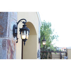 Elstead Philadelphia Small Down Wall Lantern in Old Bronze