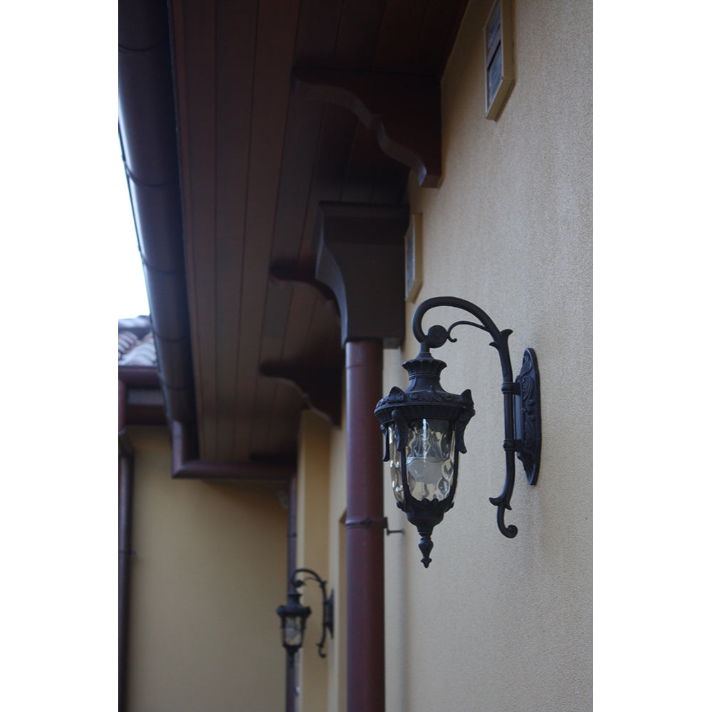 Elstead Philadelphia Small Down Wall Lantern in Old Bronze