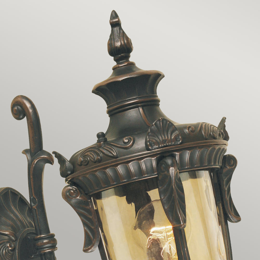 Elstead Philadelphia Small Wall Lantern in Old Bronze