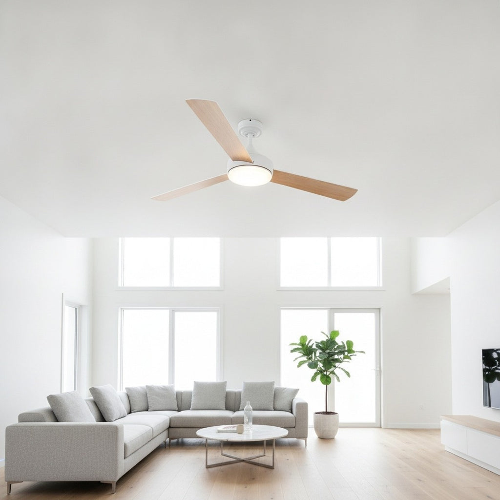 Elstead Pilote - 52in / 132cm Fan - Matte White