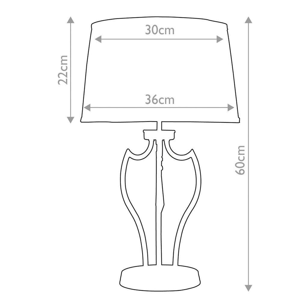 Elstead Pimlico Table Lamp in Dark Bronze