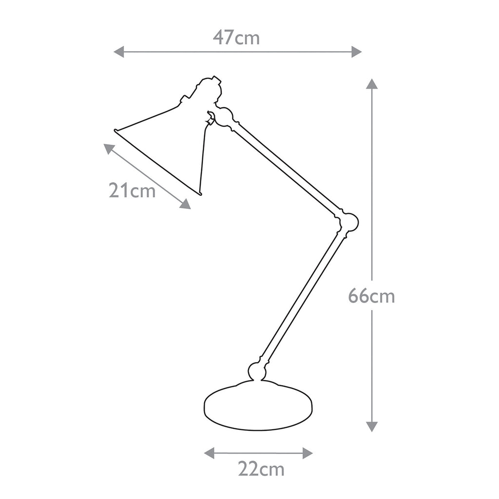 Elstead Provence Desk Lamp in Old Bronze