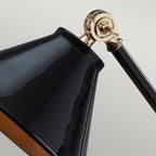 Elstead Provence Mini Table Lamp in Black and Polished Brass