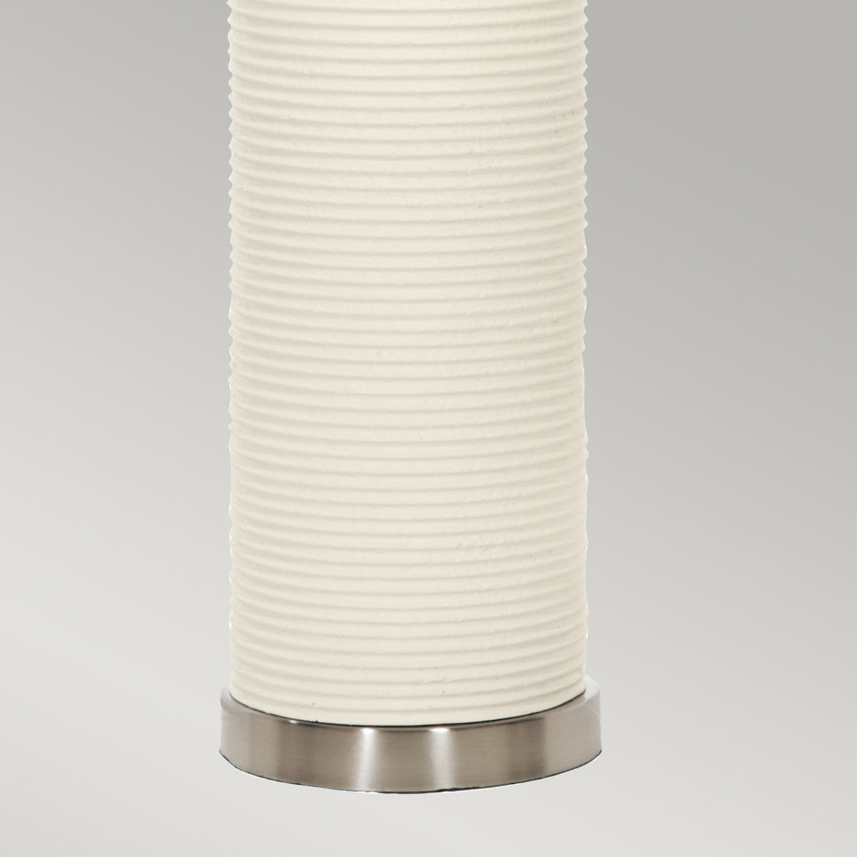 Elstead Ripple Table Lamp in White with Black Shade