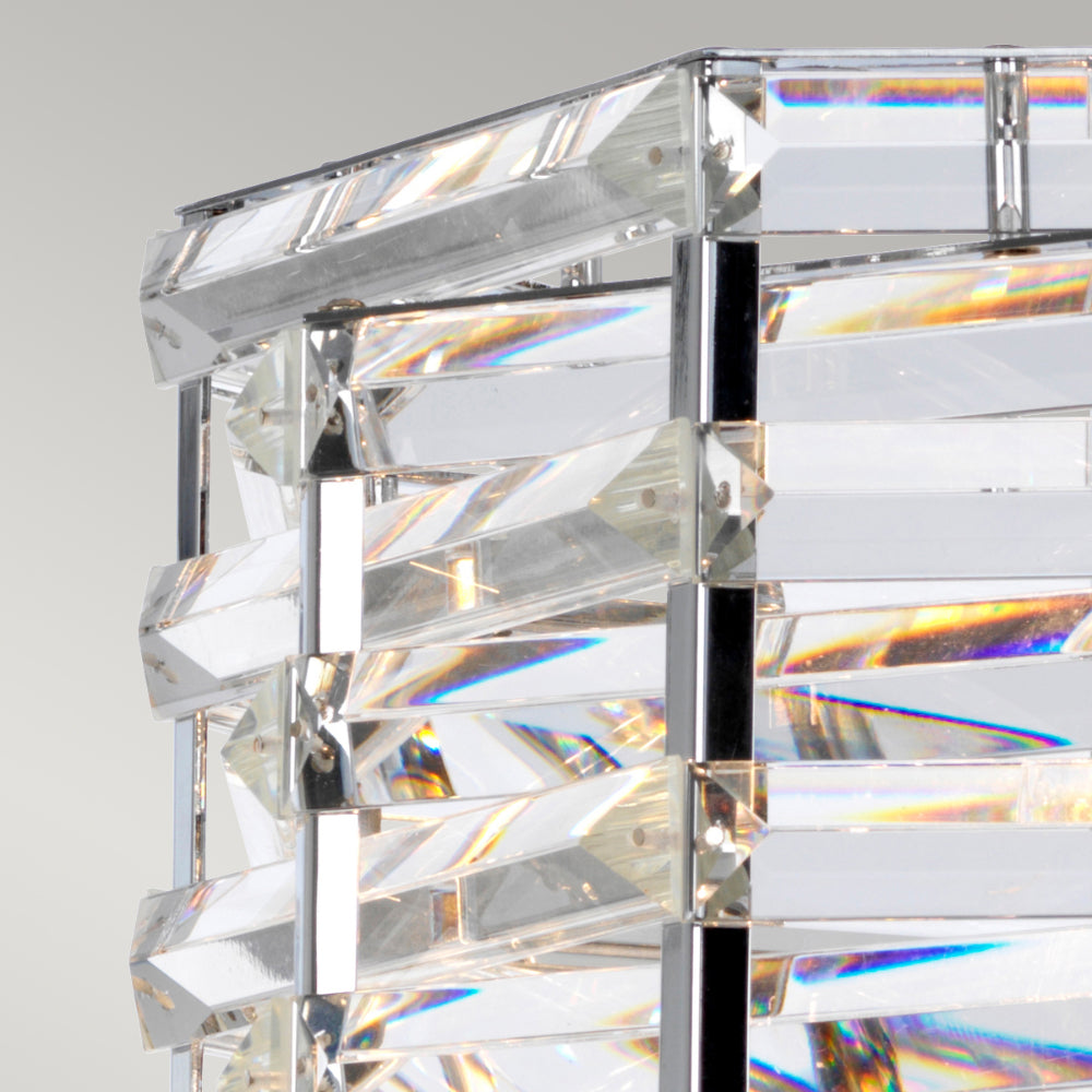 Elstead Shoal 1 Light Pendant Light in Polished Nickel