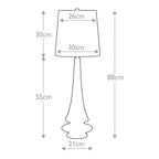 Elstead Spin Table Lamp in Grey
