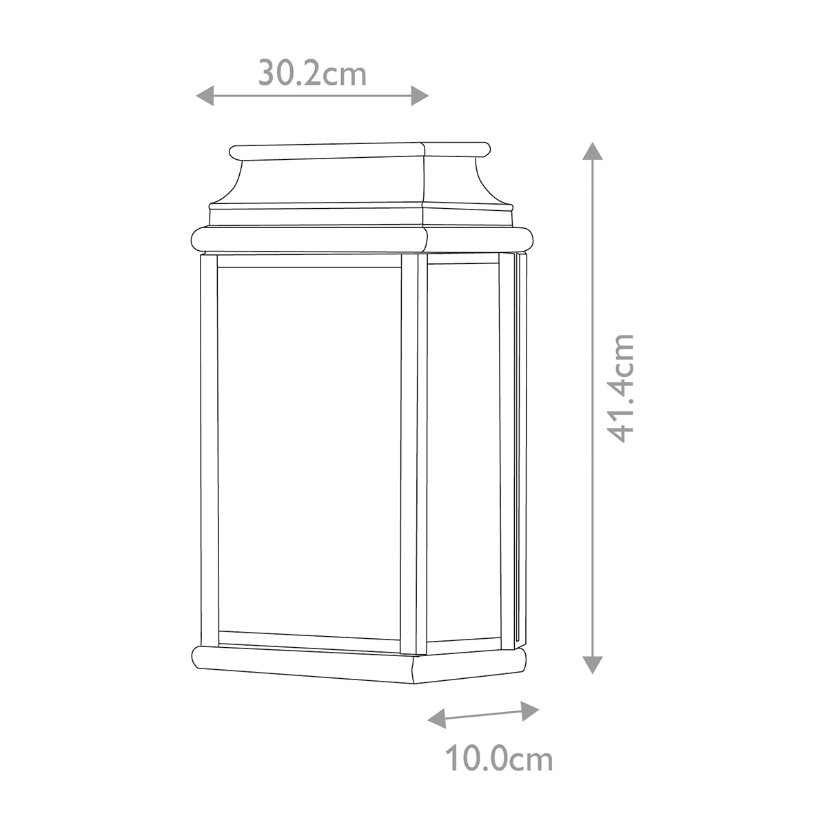 Elstead St Martins Large Outdoor Coastal Wall Lantern in Aged Brass