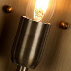 Elstead St Pauls Flush Wall Lantern in Brass