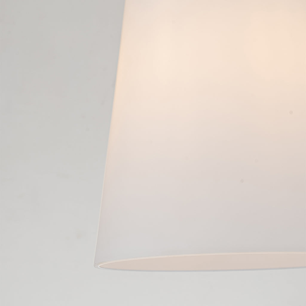 Elstead Staring Pendant Distressed Gold Opal with Opal Glass Shade