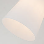 Elstead Staring Pendant Distressed Gold Opal with Opal Glass Shade