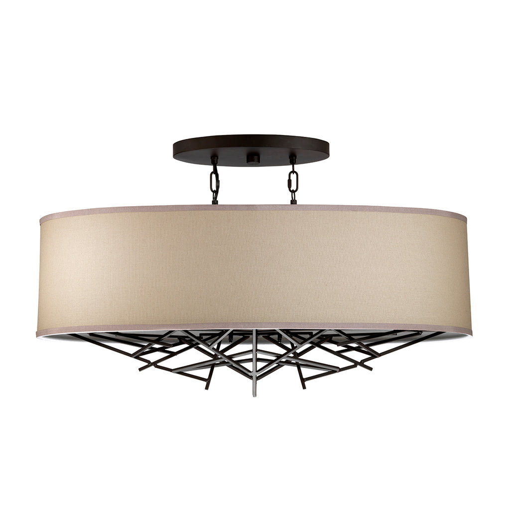 Elstead Taiko 5 Light Island Pendant Light in Olde Bronze