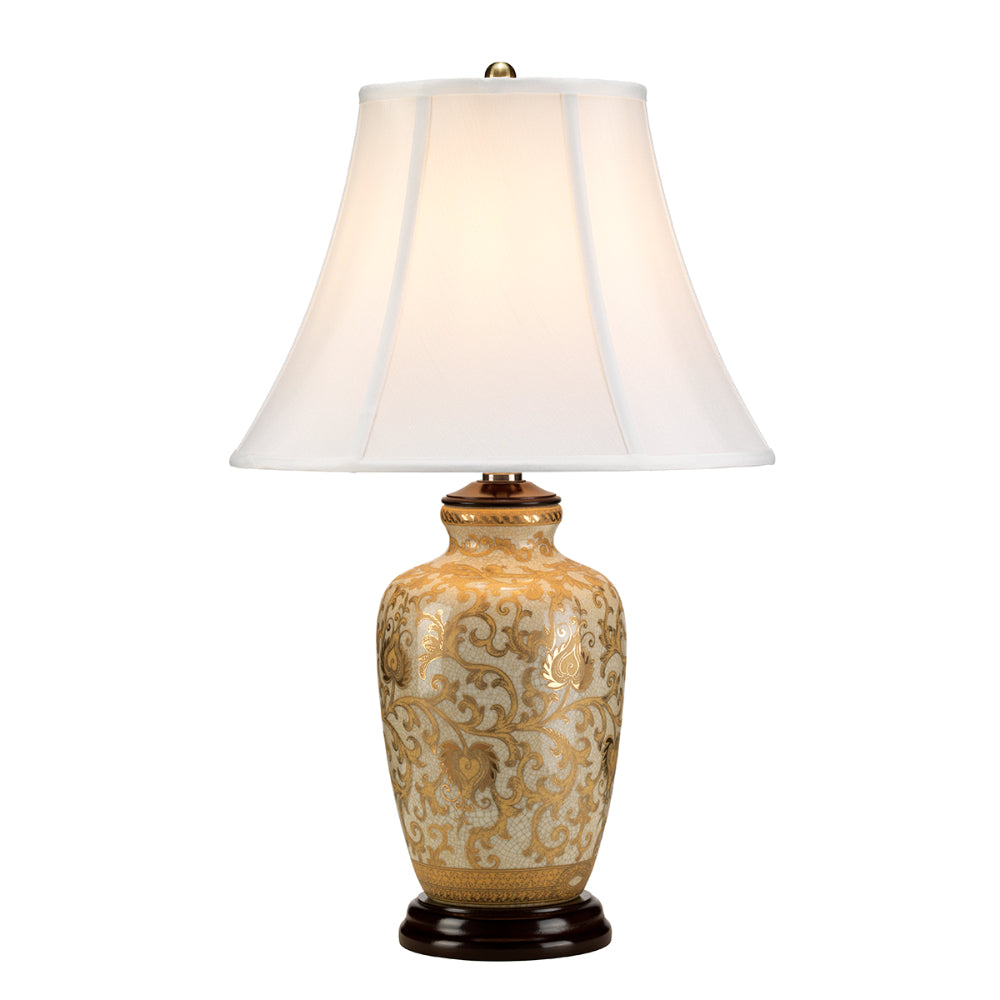 Elstead Thistle Table Lamp in Gold