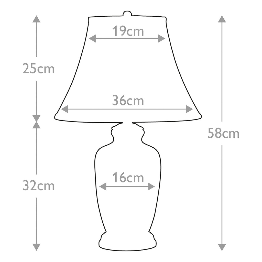 Elstead Thistle Table Lamp in Gold