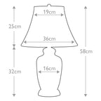 Elstead Thistle Table Lamp in Gold