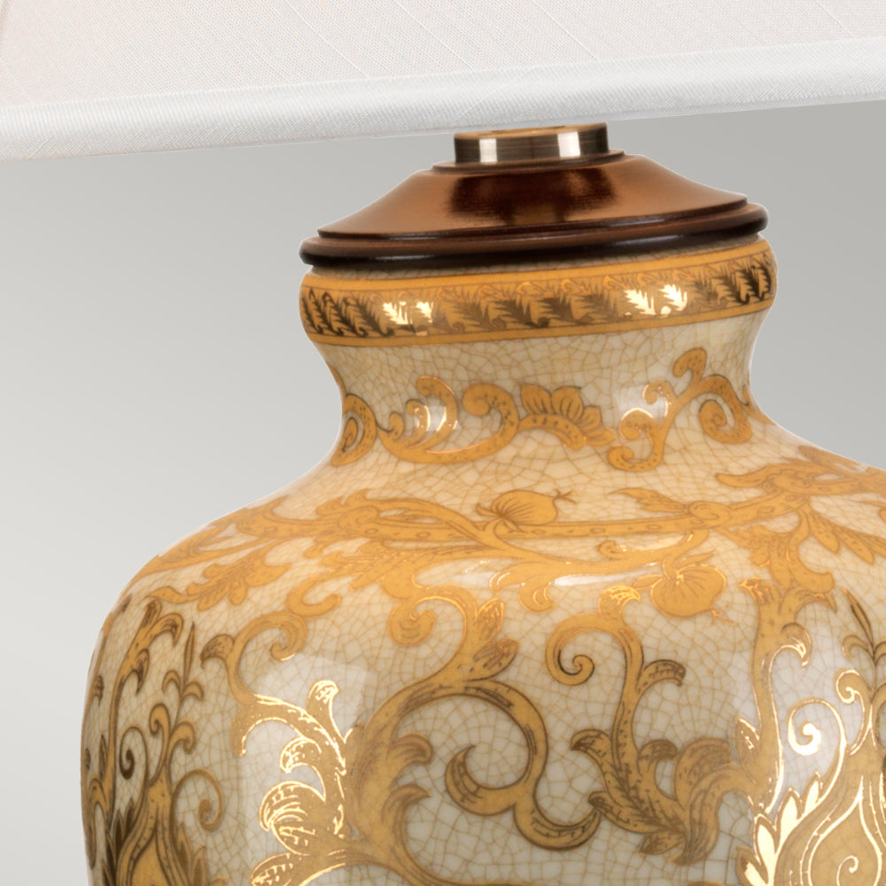 Elstead Thistle Table Lamp in Gold