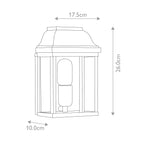 Elstead Victoria Outdoor Coastal Wall Lantern in Solid Brass