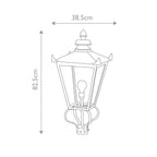 Elstead Wilmslow Head Only Wall Light in Black