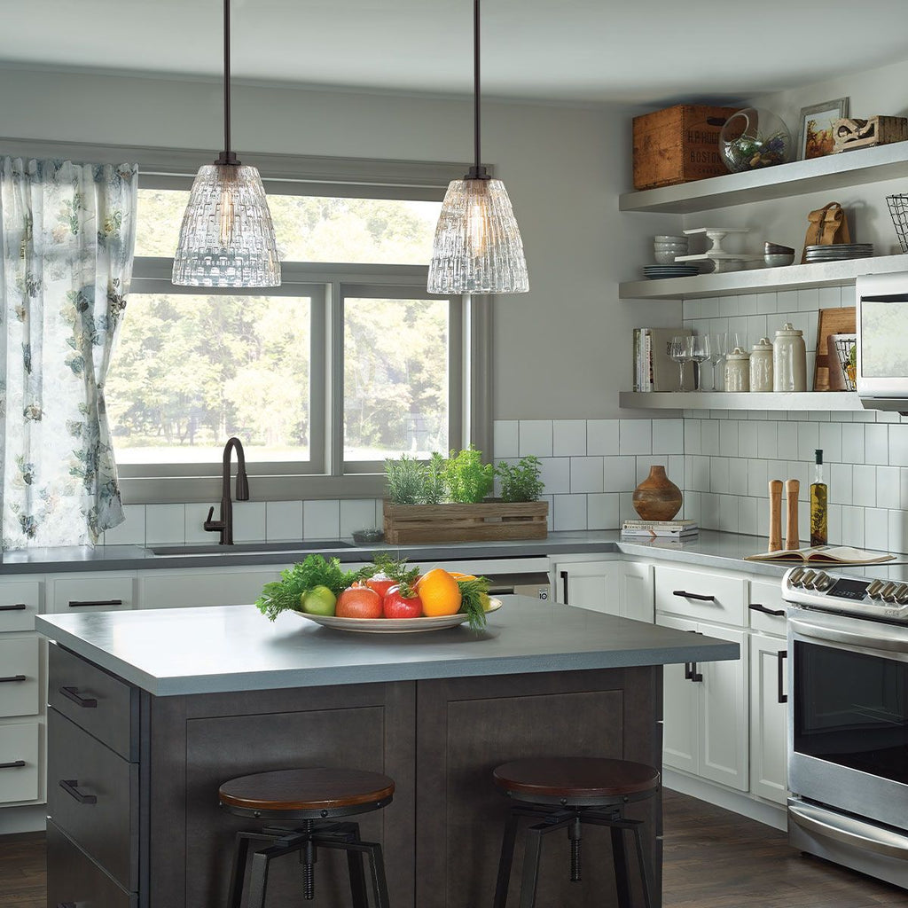 Elstead Windsor Duo-Mount Pendant in Black