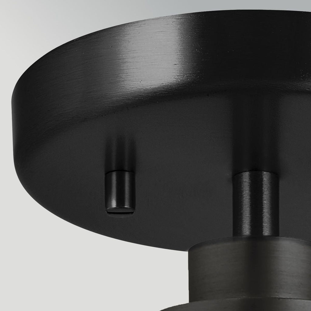 Elstead Windsor Duo-Mount Pendant in Black