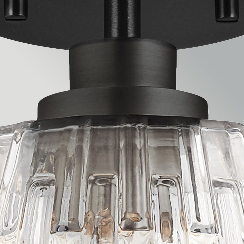 Elstead Windsor Duo-Mount Pendant in Black