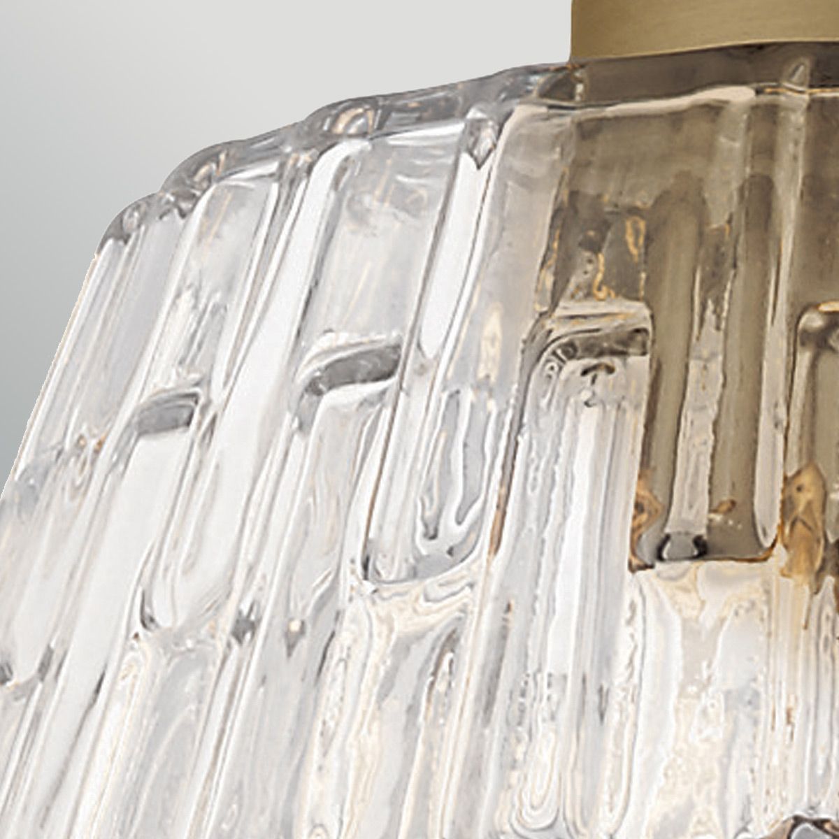 Elstead Windsor Duo-Mount Pendant in Painted Natural Brass