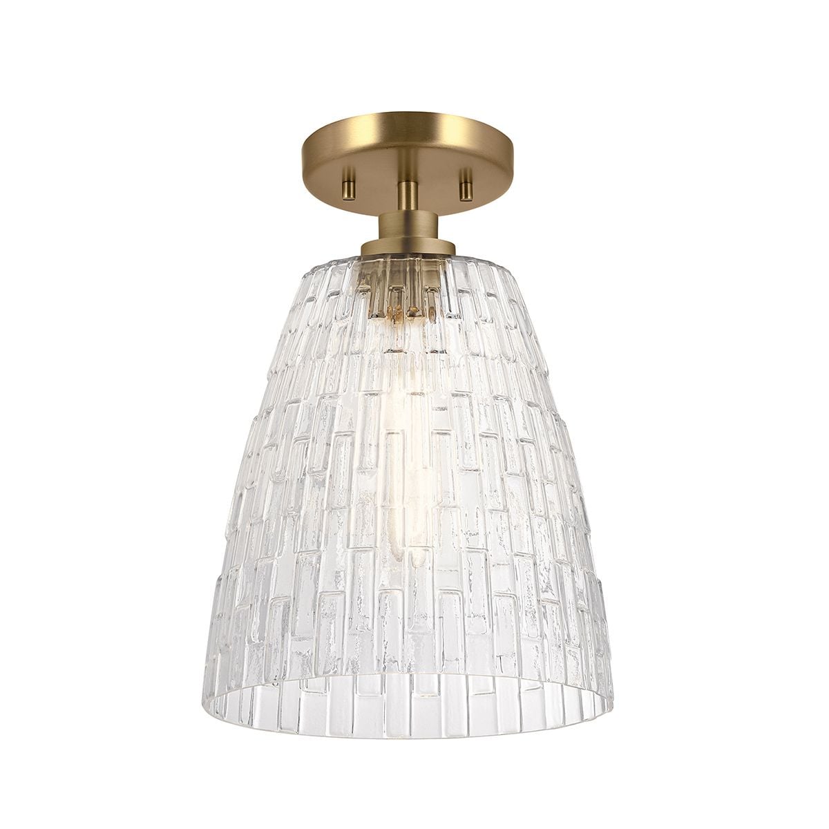 Elstead Windsor Duo-Mount Pendant in Painted Natural Brass