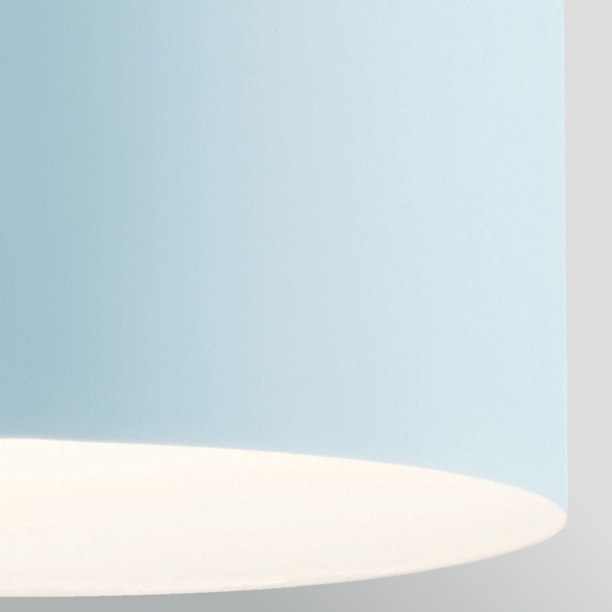 Elstead York Duo-Mount Pendant in Black & Pale Blue