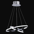 Endon Kline 2 Light Ring Pendant Light in Chrome