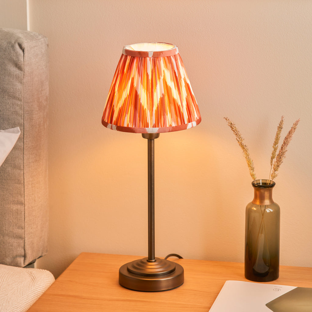 Endon Rise Table Lamp in Antique Bronze