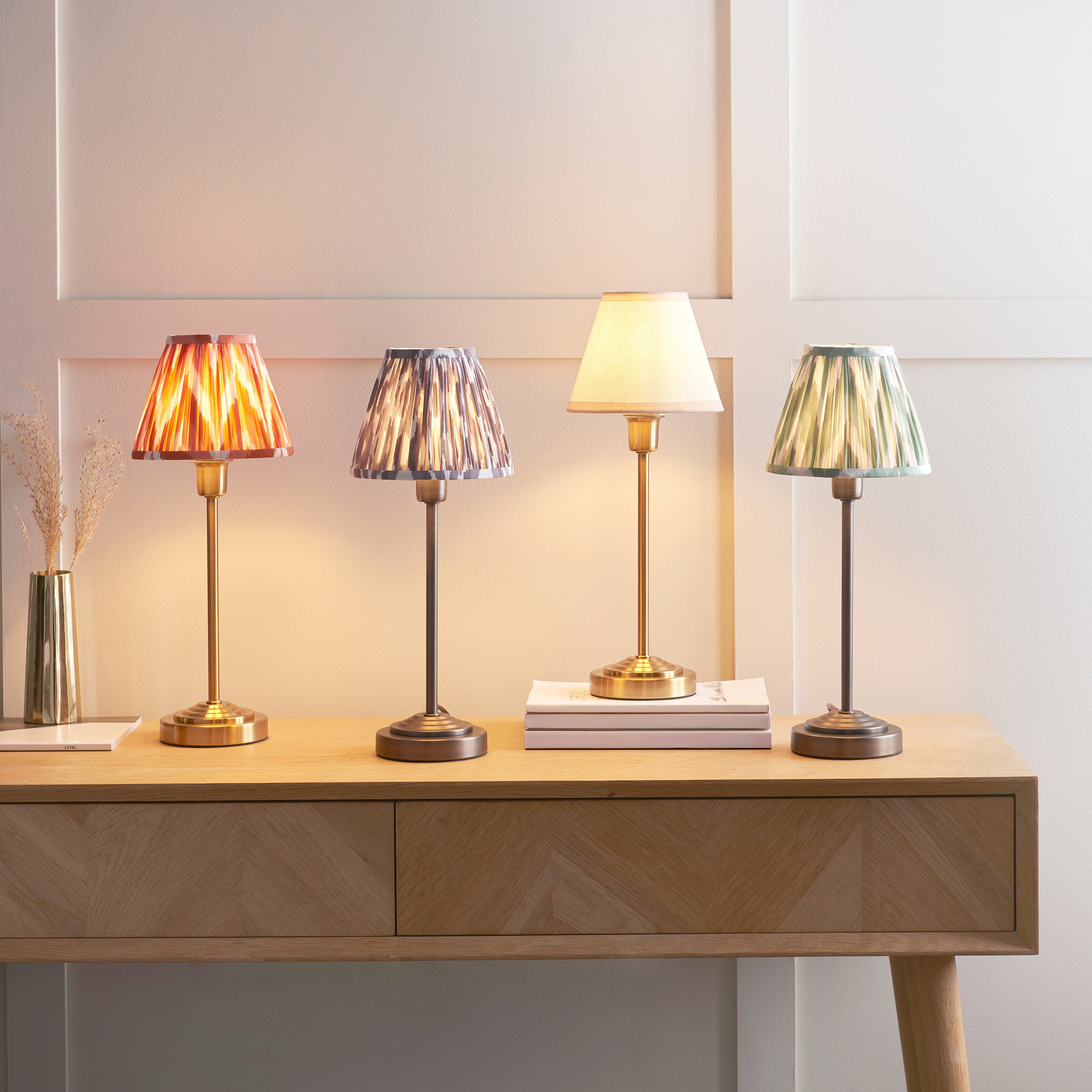 Endon Rise Table Lamp in Antique Bronze