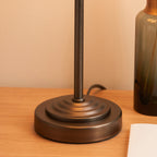 Endon Rise Table Lamp in Antique Bronze