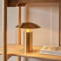 Endon Sunset Rechargeable Table Lamp Brushed Gold Finish