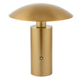 Endon Sunset Rechargeable Table Lamp Brushed Gold Finish