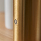 Endon Sunset Rechargeable Table Lamp Brushed Gold Finish