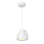Elstead Europa Small LED Pendant Light in White