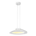 Elstead Europa Large LED Pendant Light in White Painted Finish