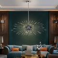 Schuller Evasion 9 Light Single Pendant Light in Dark Chrome