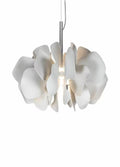 Lladró Nightbloom Medium Hanging Pendant Light in White