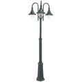 Norlys Firenze 3 Light Outdoor Post in Black