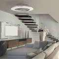 Mantra Alisio XL Silver Ceiling Fan 95W LED Light Dimmable Remote Controlled