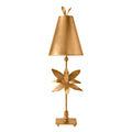 Flambeau Azalea Table Lamp in Gold Leaf