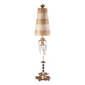 Flambeau Birdland Table Lamp with Crystals in Gold and Cream