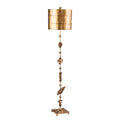 Flambeau Fragment Floor Lamp in Aged Gold
