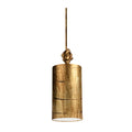 Flambeau Fragment Small 1 Light Pendant Light in Aged Gold