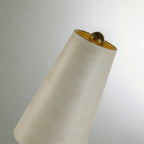 Flambeau Leda Table Lamp in Cream Patina