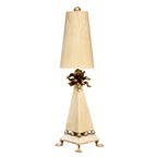 Flambeau Leda Table Lamp in Cream Patina